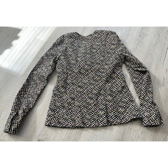 CAbi cliffside geometric moto zip jacket style 5099 XS - Picture 5 of 12